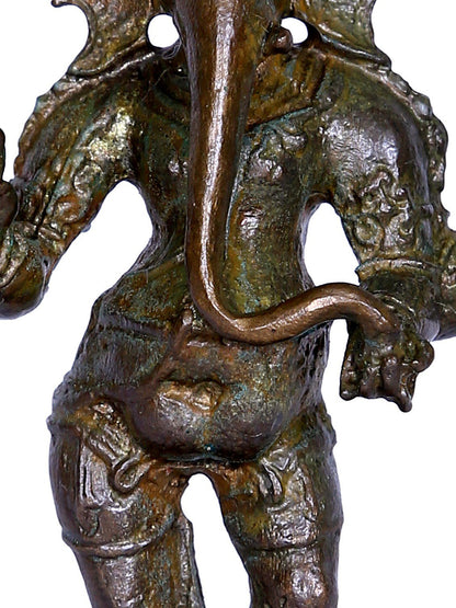 3'' Small Lord Ganesha (Vinayaka) Bronze Idol Standing | Gift Box | Bronze Statue For Gifting