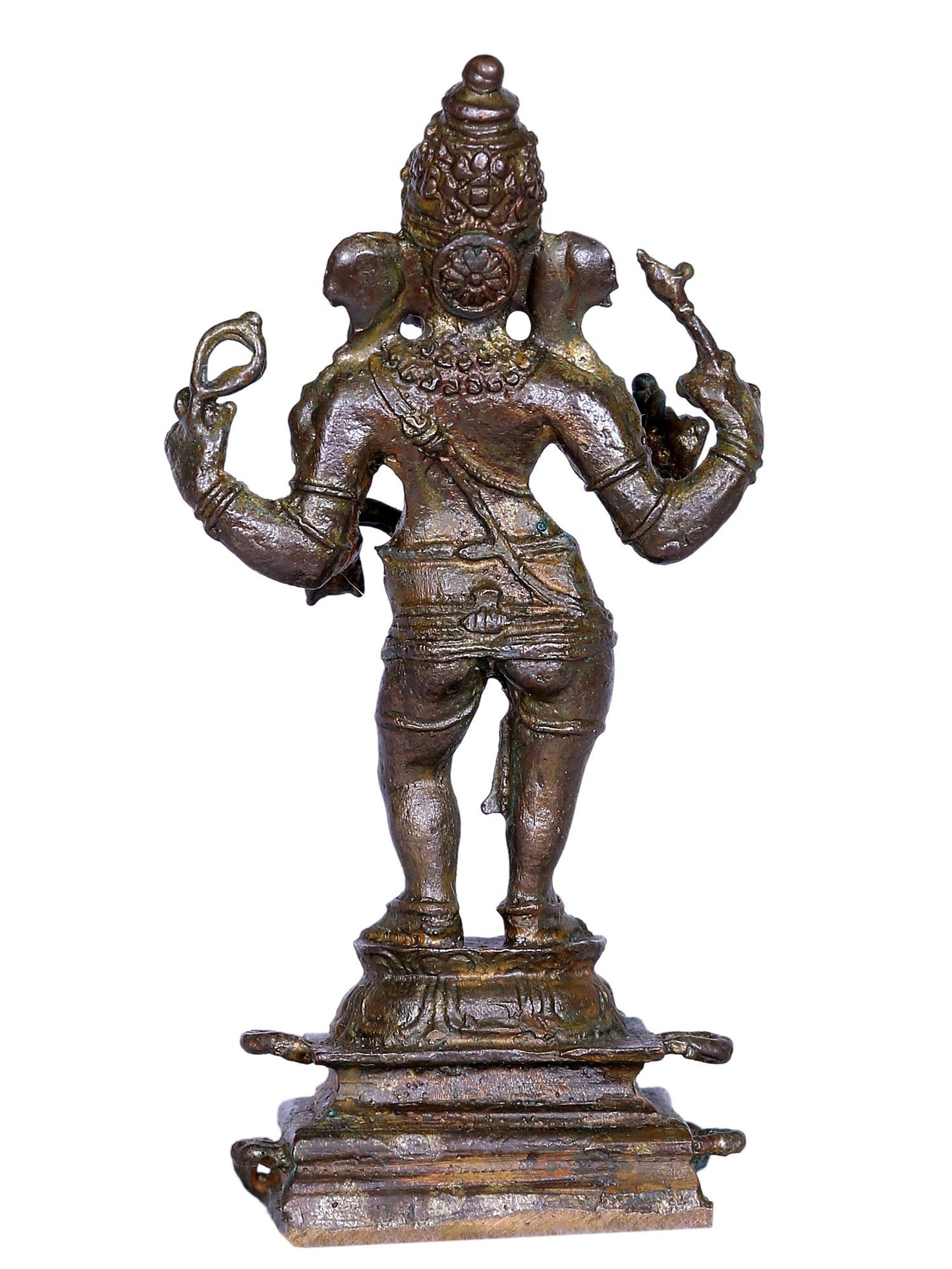 3'' Small Lord Ganesha (Vinayaka) Bronze Idol Standing | Gift Box | Bronze Statue For Gifting