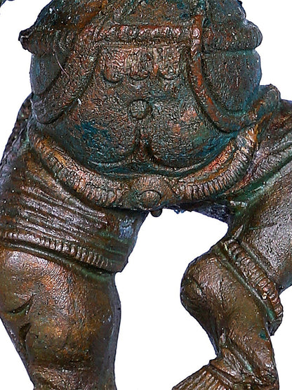 4'' Small Dancing Ganesha Bronze Figurine | Ganesha Gift Box | Bronze Statue For Gifting