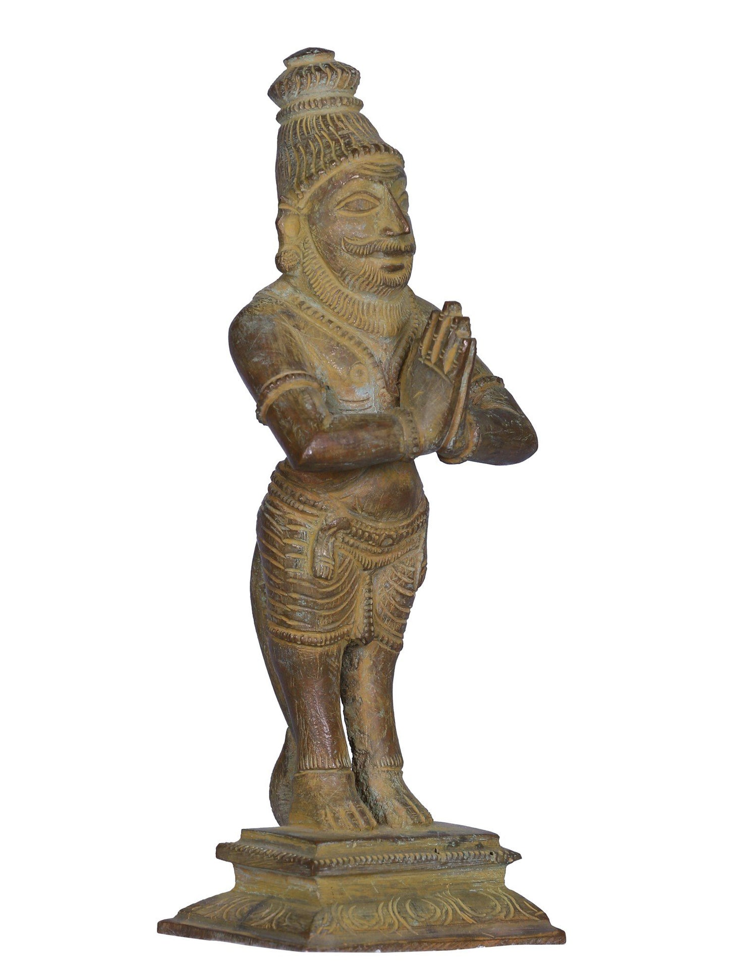 6" Bronze Viyasa Munivar (Saint) Bronze Idol | Decorative Bronze Idol | Bronze Statue For Temple