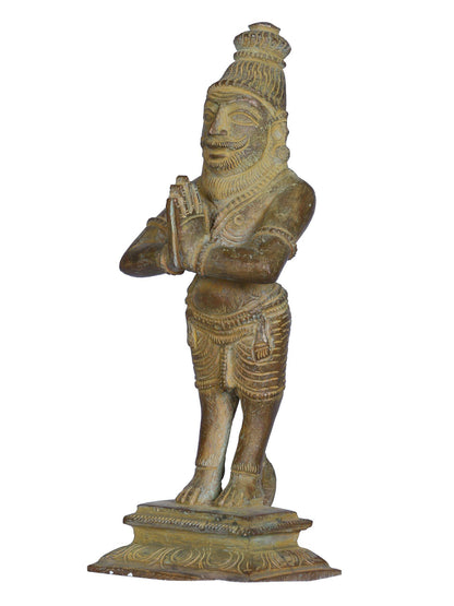 6" Bronze Viyasa Munivar (Saint) Bronze Idol | Decorative Bronze Idol | Bronze Statue For Temple