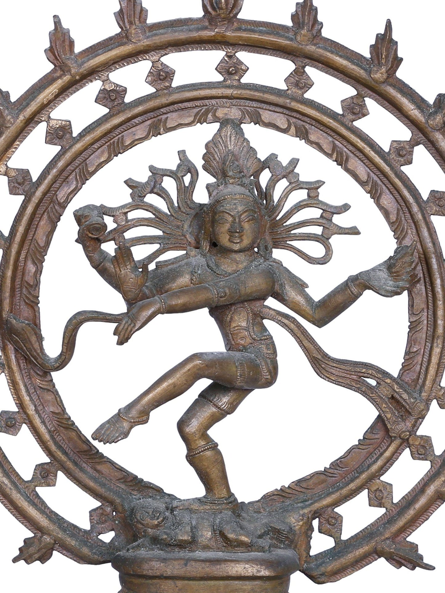 11" Dancing Lord Shiva Bronze Statue | Nataraja Idol For Temple | Bronze Statue