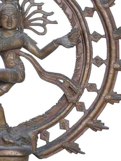 11" Dancing Lord Shiva Bronze Statue | Nataraja Idol For Temple | Bronze Statue