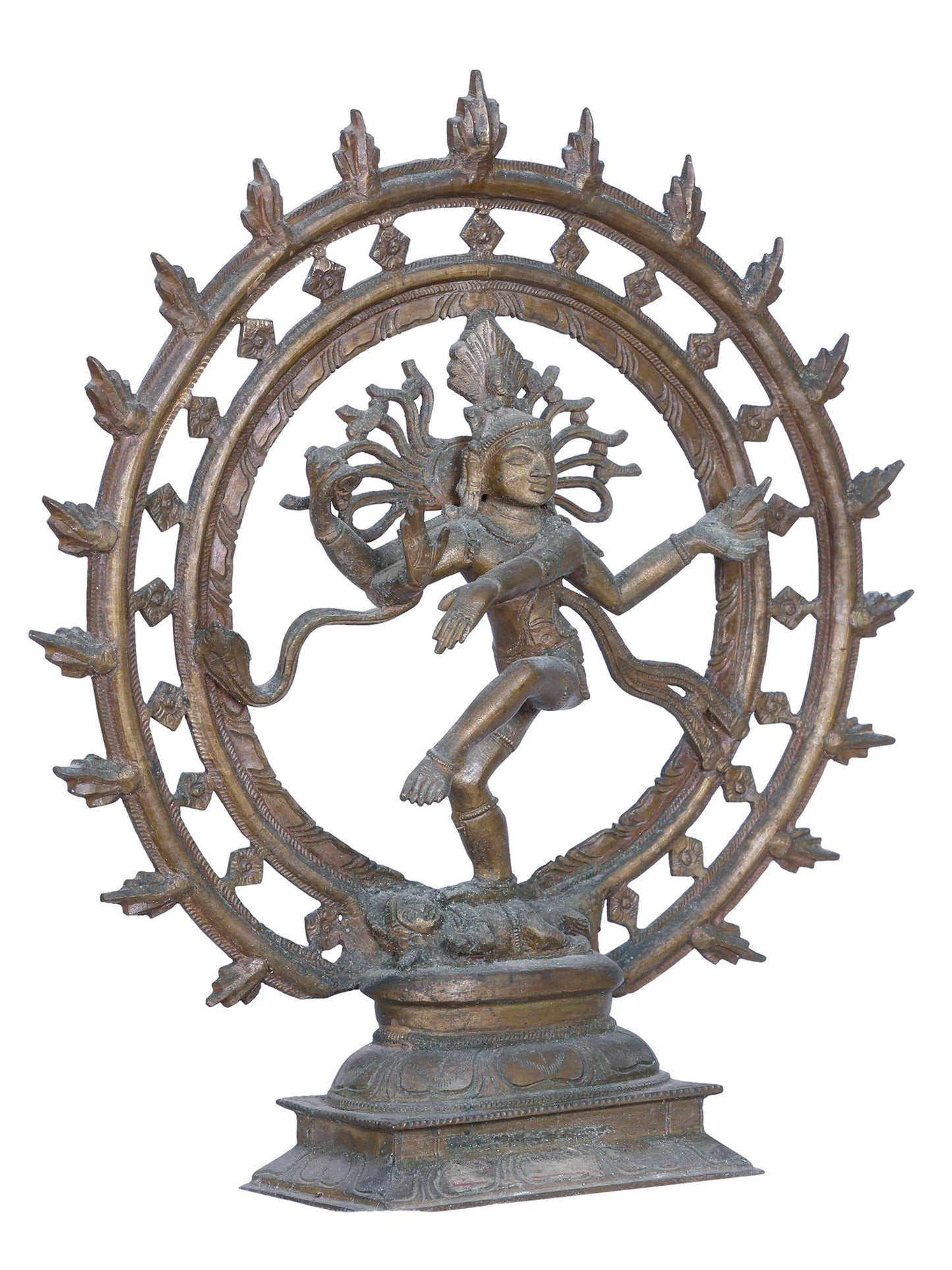 11" Dancing Lord Shiva Bronze Statue | Nataraja Idol For Temple | Bronze Statue