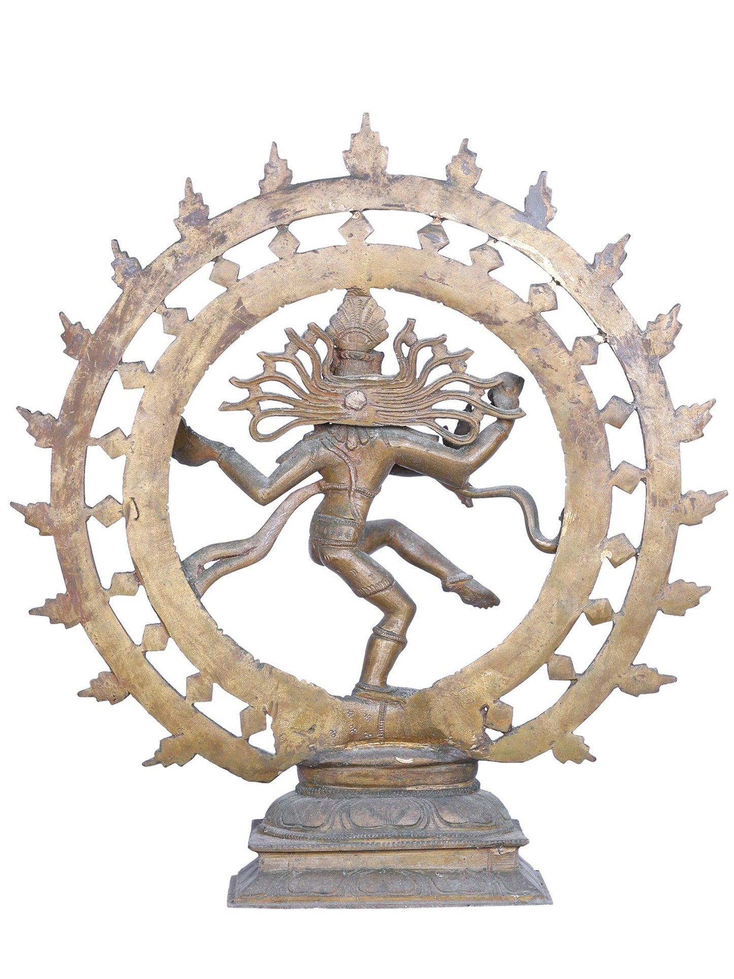 11" Dancing Lord Shiva Bronze Statue | Nataraja Idol For Temple | Bronze Statue