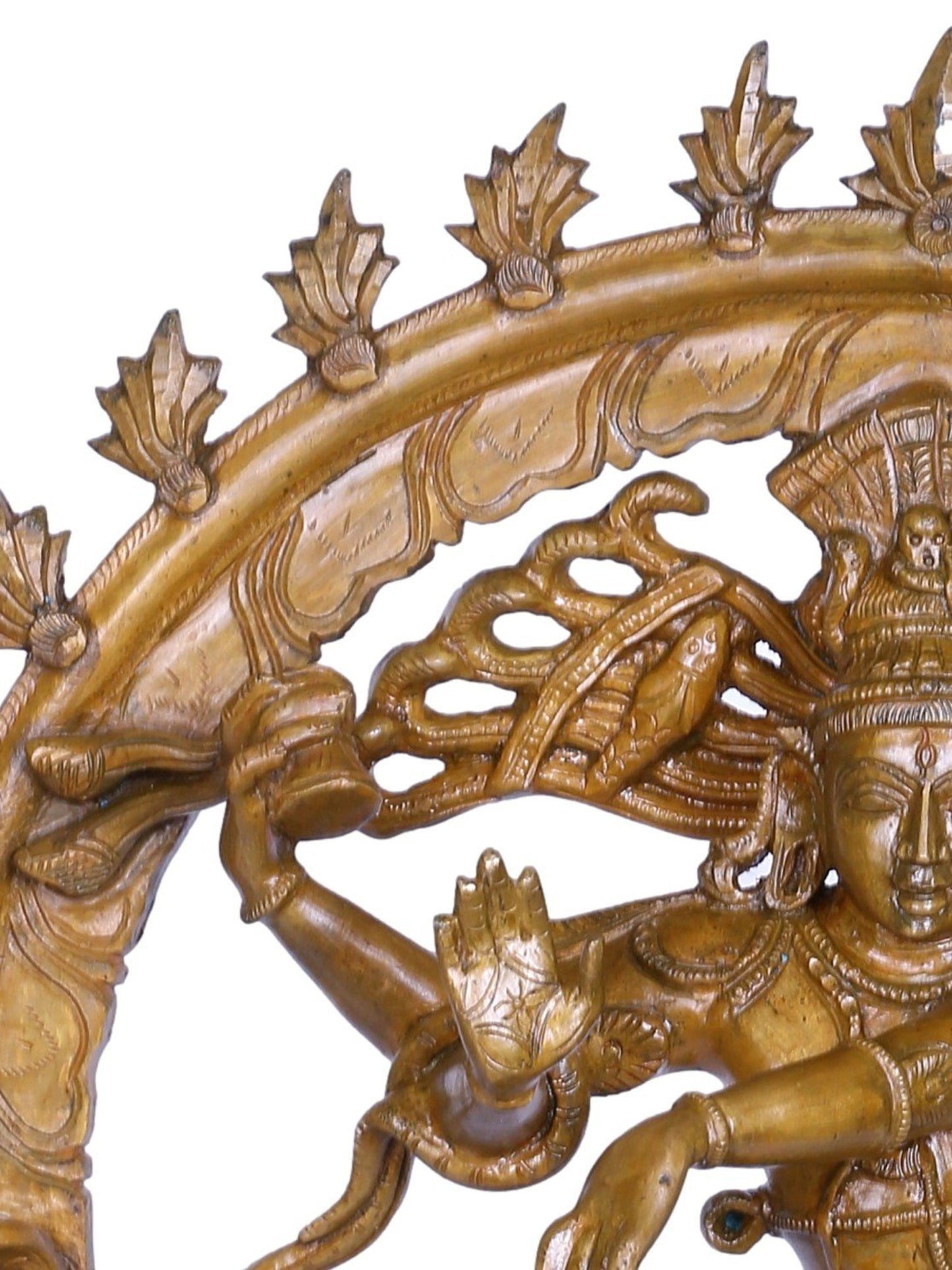 19" The Lord Shiva As Nataraja Bronze Statue | Decorative Bronze Idol | Bronze Statue For Temple