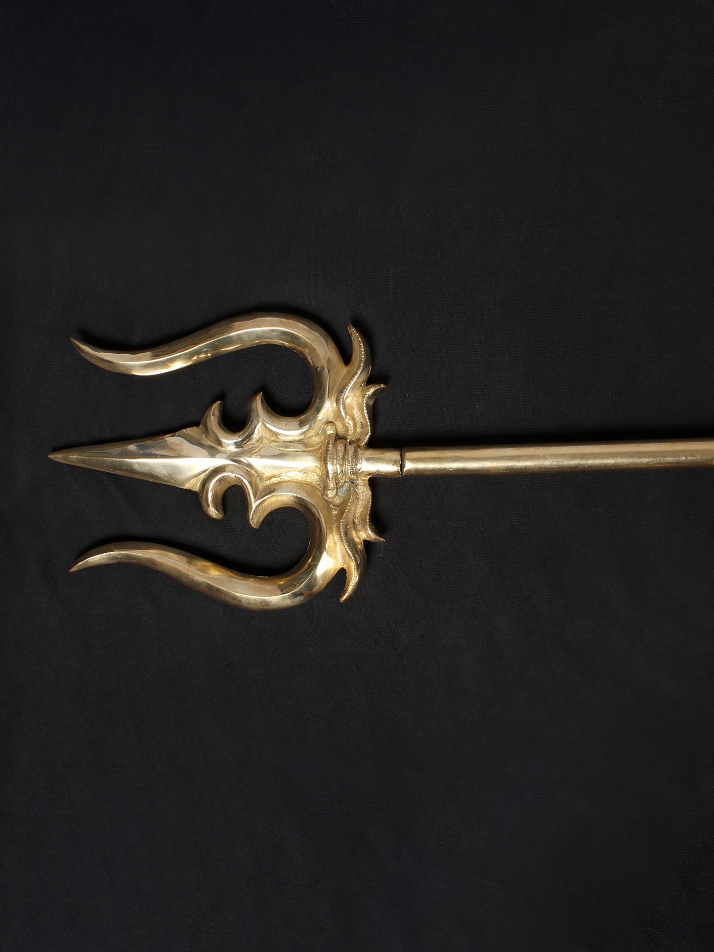 Brass Trident Of Lord Shiva With Different Sizes | Handmade Brass Trident For Temple | Trident For Gifting