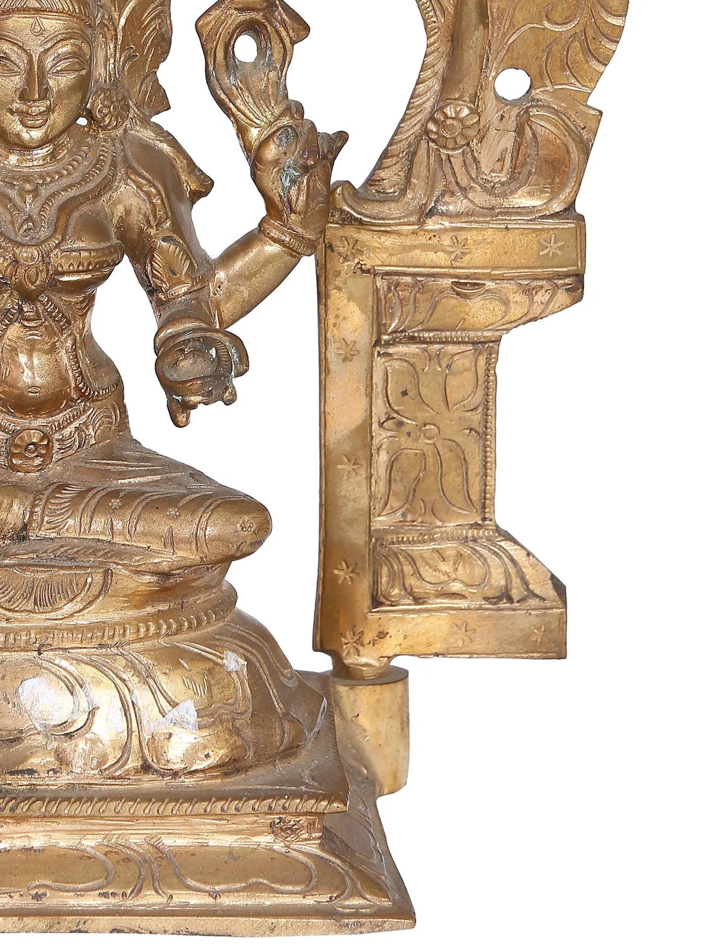 16" Goddess Mariamman Bronze Statue | Panchaloha Bronze from Swamimalai