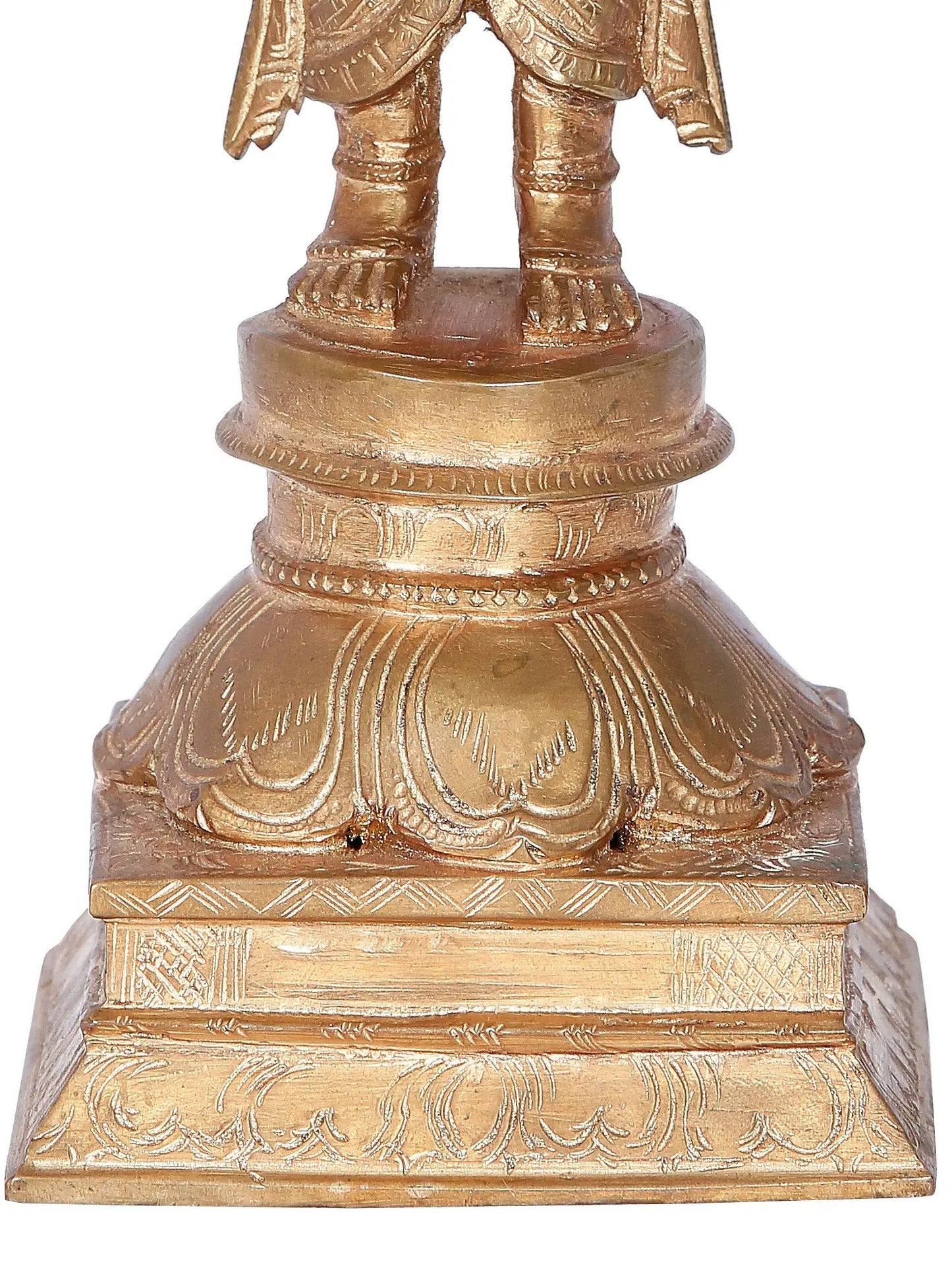 12" Dhanwantri Panchaloha Bronze Statue | Madhuchista Vidhana (Lost-Wax) | Panchaloha Bronze from Swamimalai