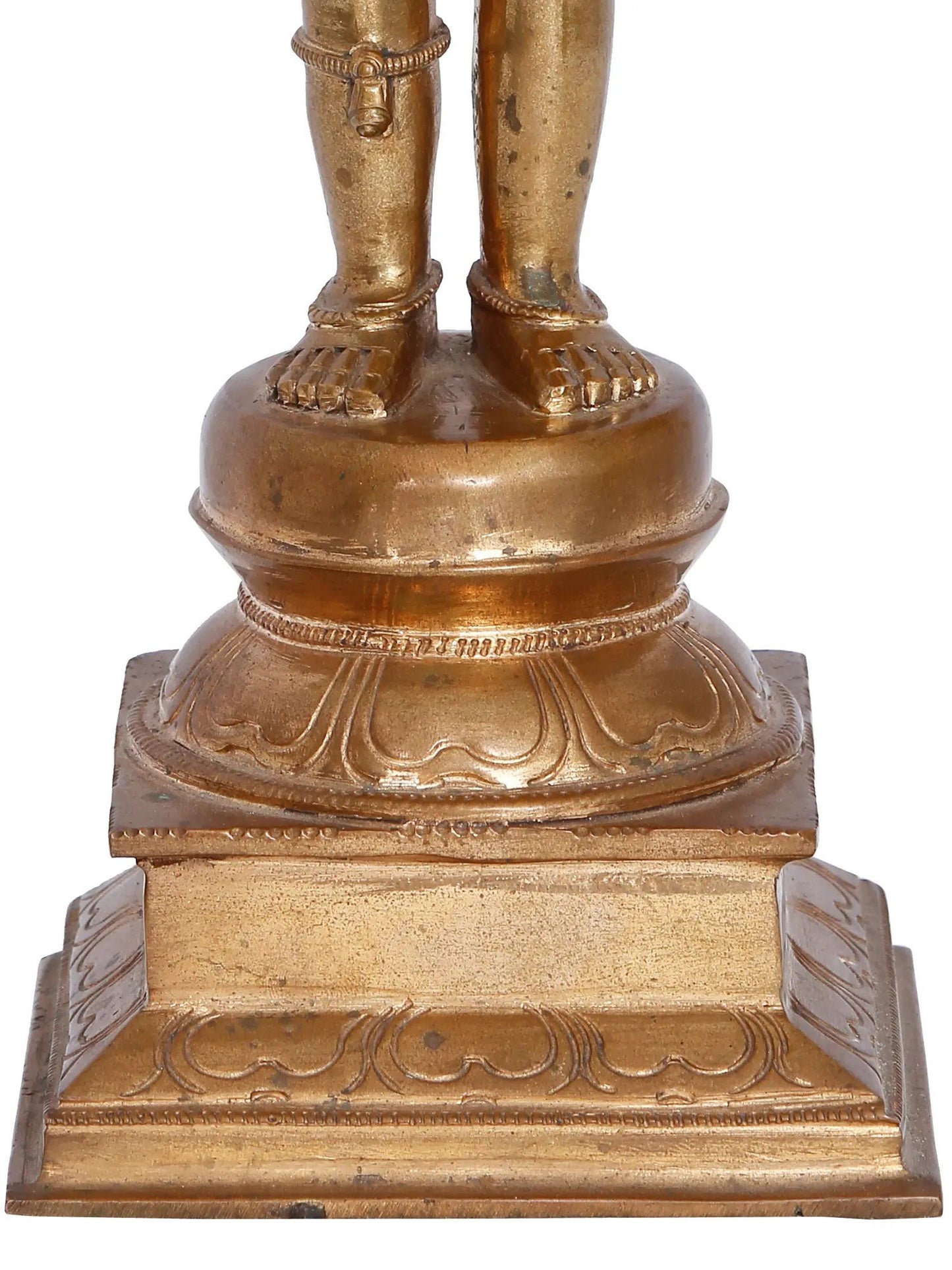 15'' Chandrashekhar Pashupatinath Panchaloha Bronze Sculpture from Swamimalai | Madhuchista Vidhana (Lost-Wax)