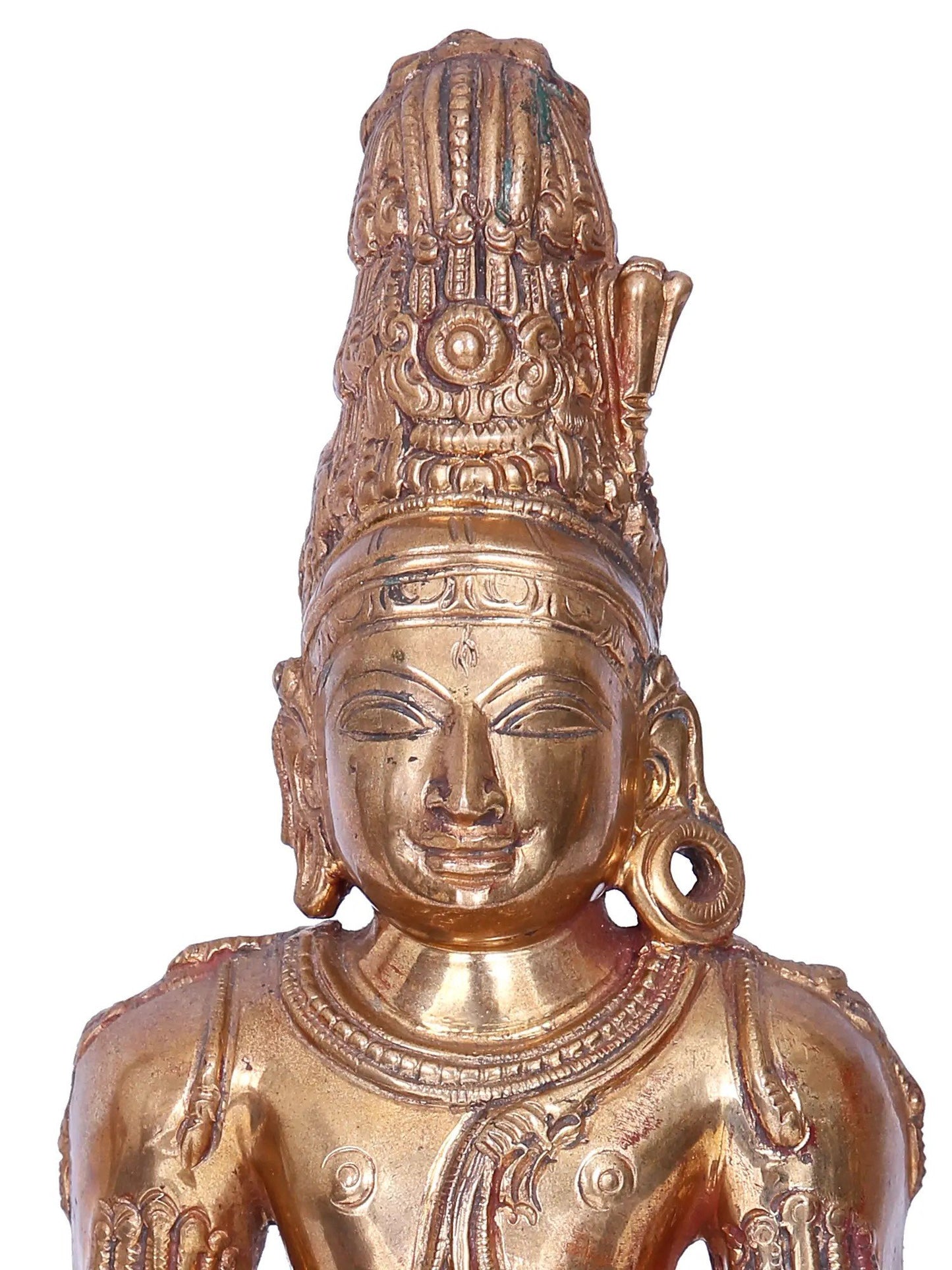 10'' Lord Shiva Panchaloha Bronze Statue from Swamimalai | Madhuchista Vidhana (Lost-Wax)