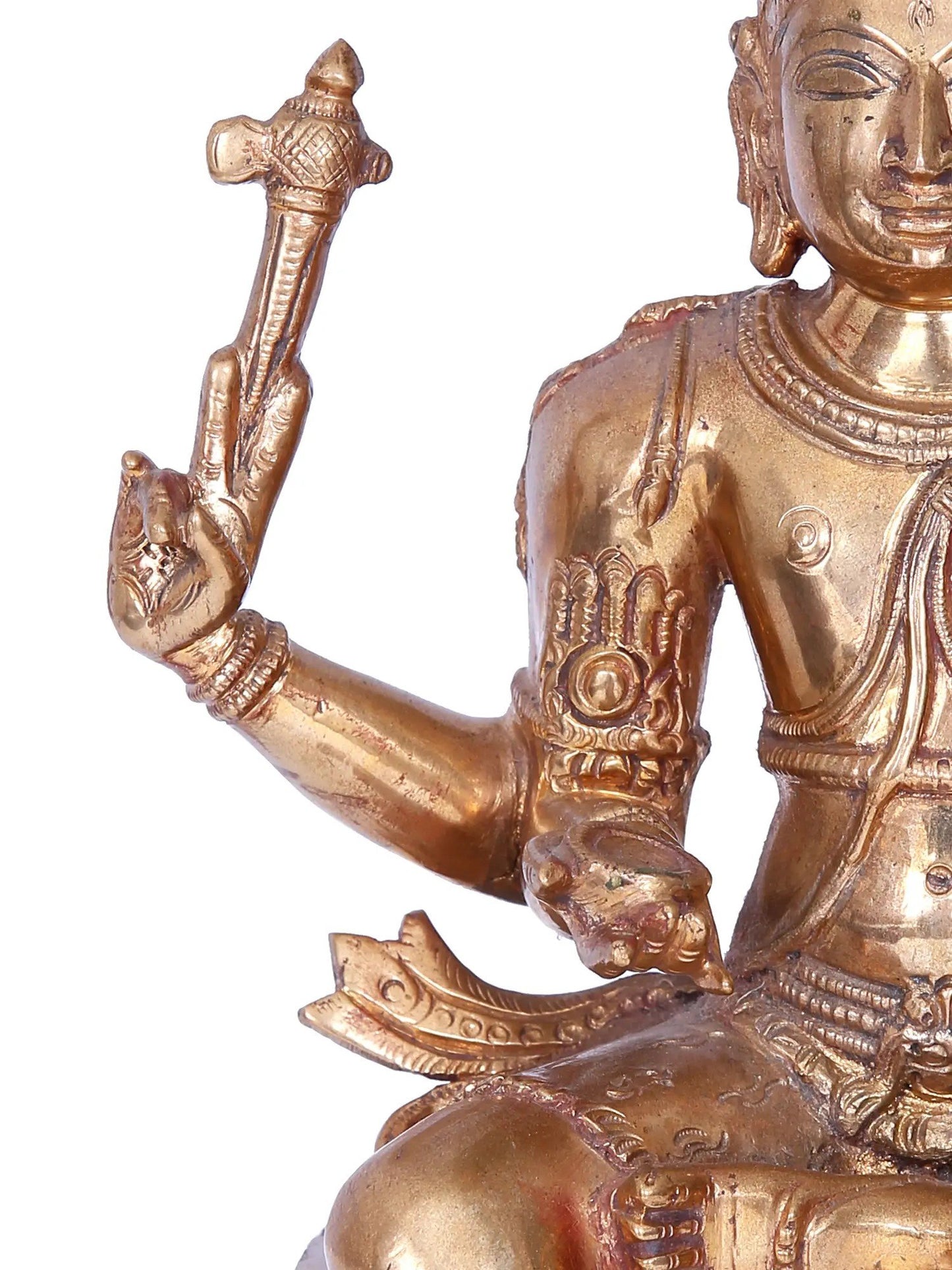 10'' Lord Shiva Panchaloha Bronze Statue from Swamimalai | Madhuchista Vidhana (Lost-Wax)