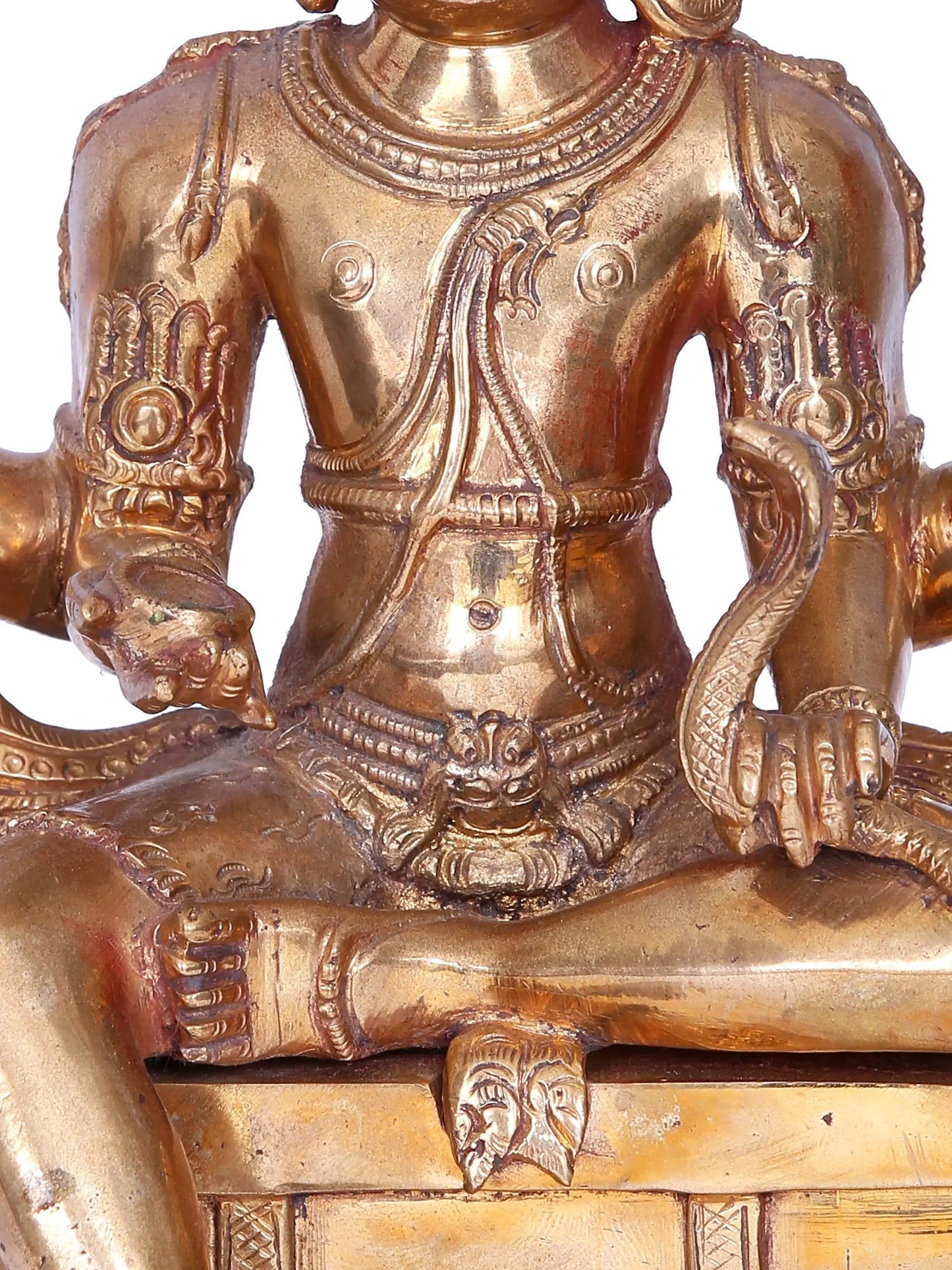 10'' Lord Shiva Panchaloha Bronze Statue from Swamimalai | Madhuchista Vidhana (Lost-Wax)