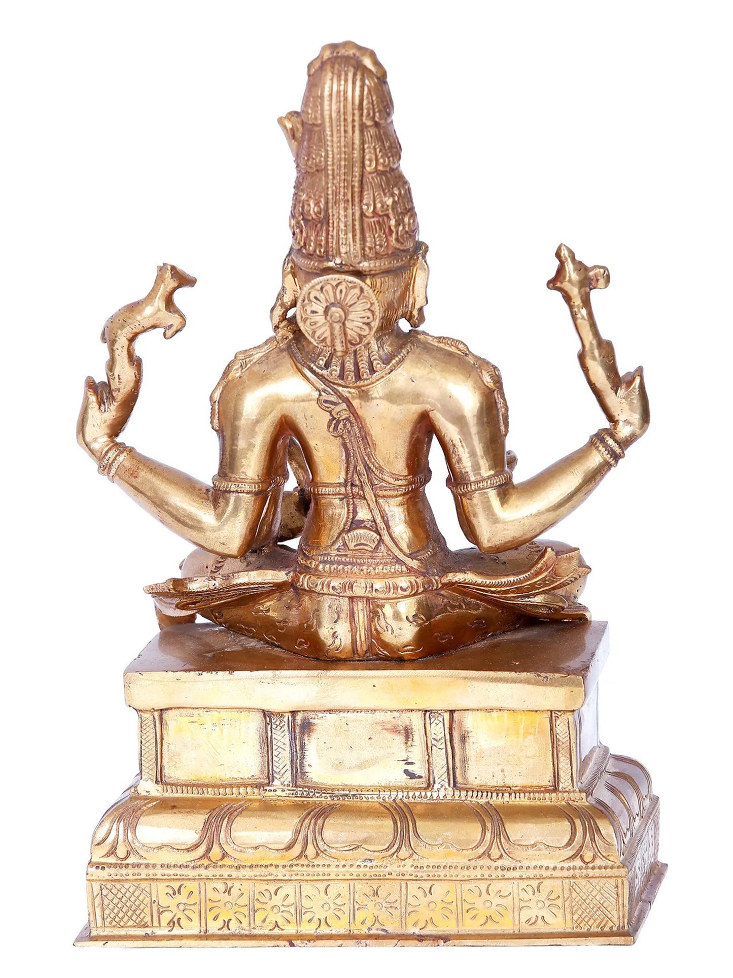 10'' Lord Shiva Panchaloha Bronze Statue from Swamimalai | Madhuchista Vidhana (Lost-Wax)