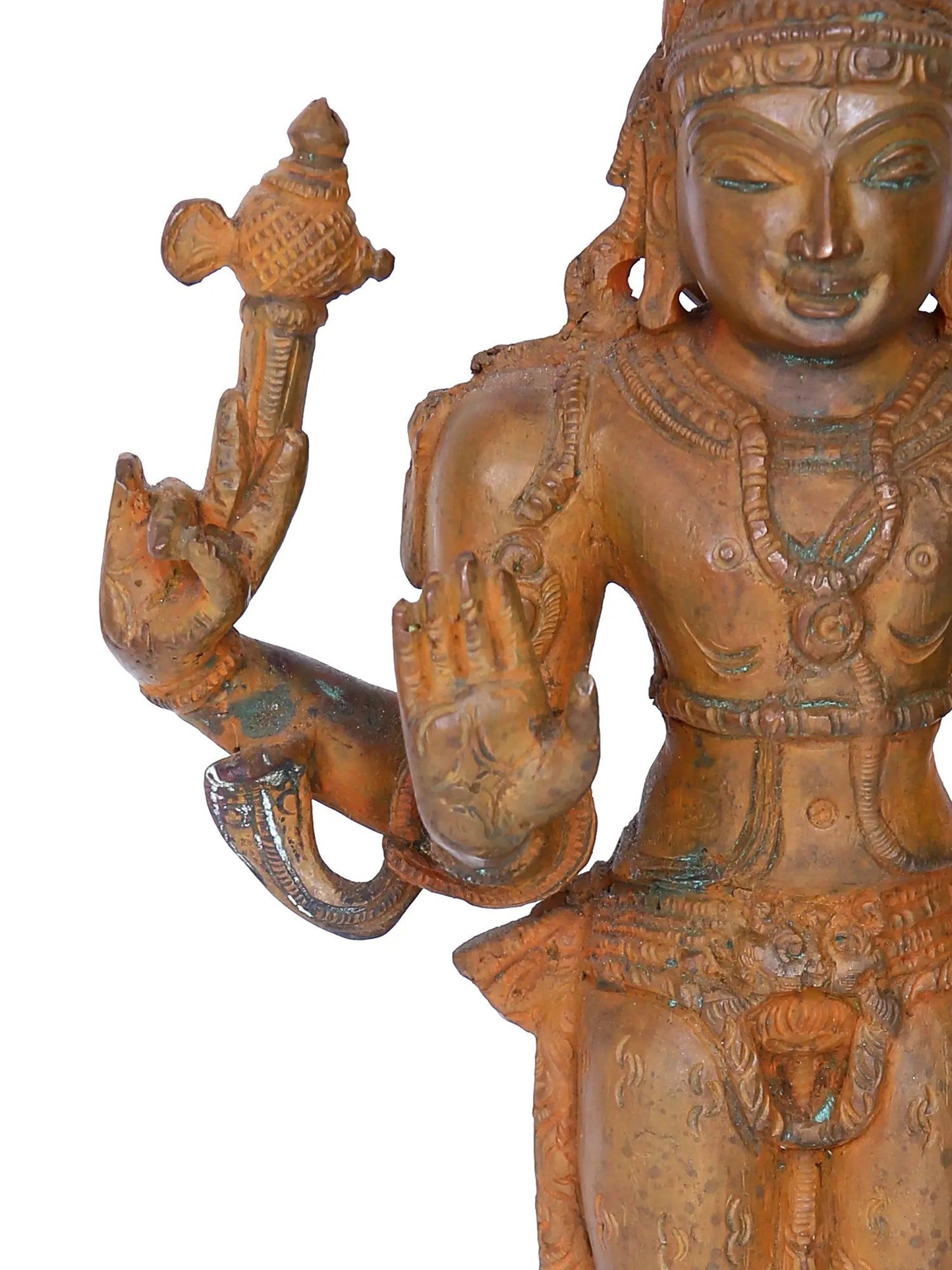 13'' Pashupatinath | Madhuchista Vidhana (Lost-Wax) | Panchaloha Bronze from Swamimalai