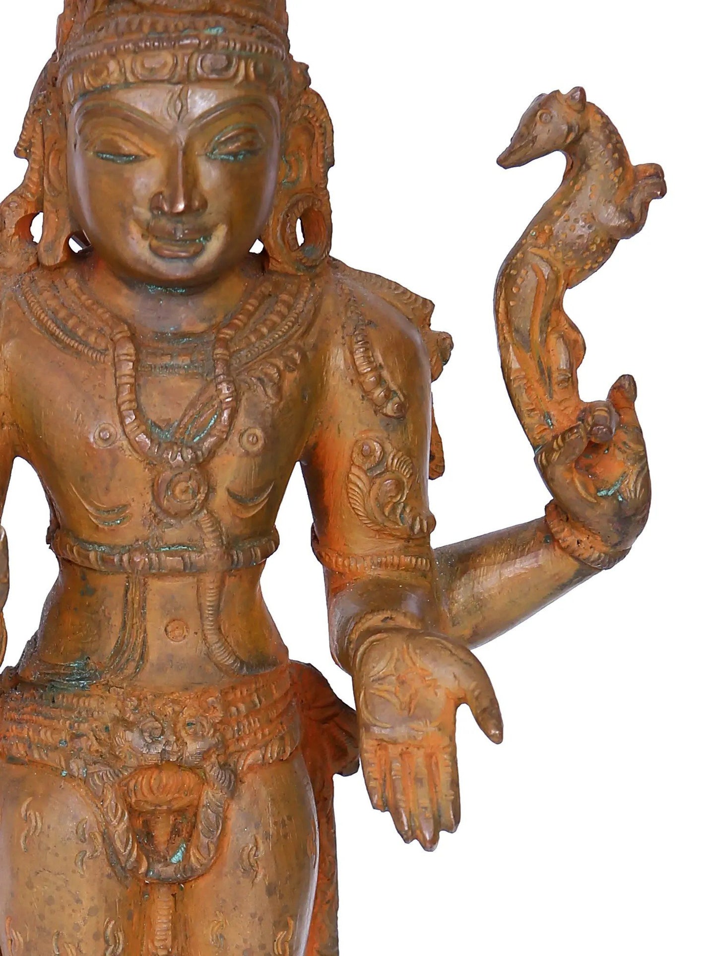 13'' Pashupatinath | Madhuchista Vidhana (Lost-Wax) | Panchaloha Bronze from Swamimalai