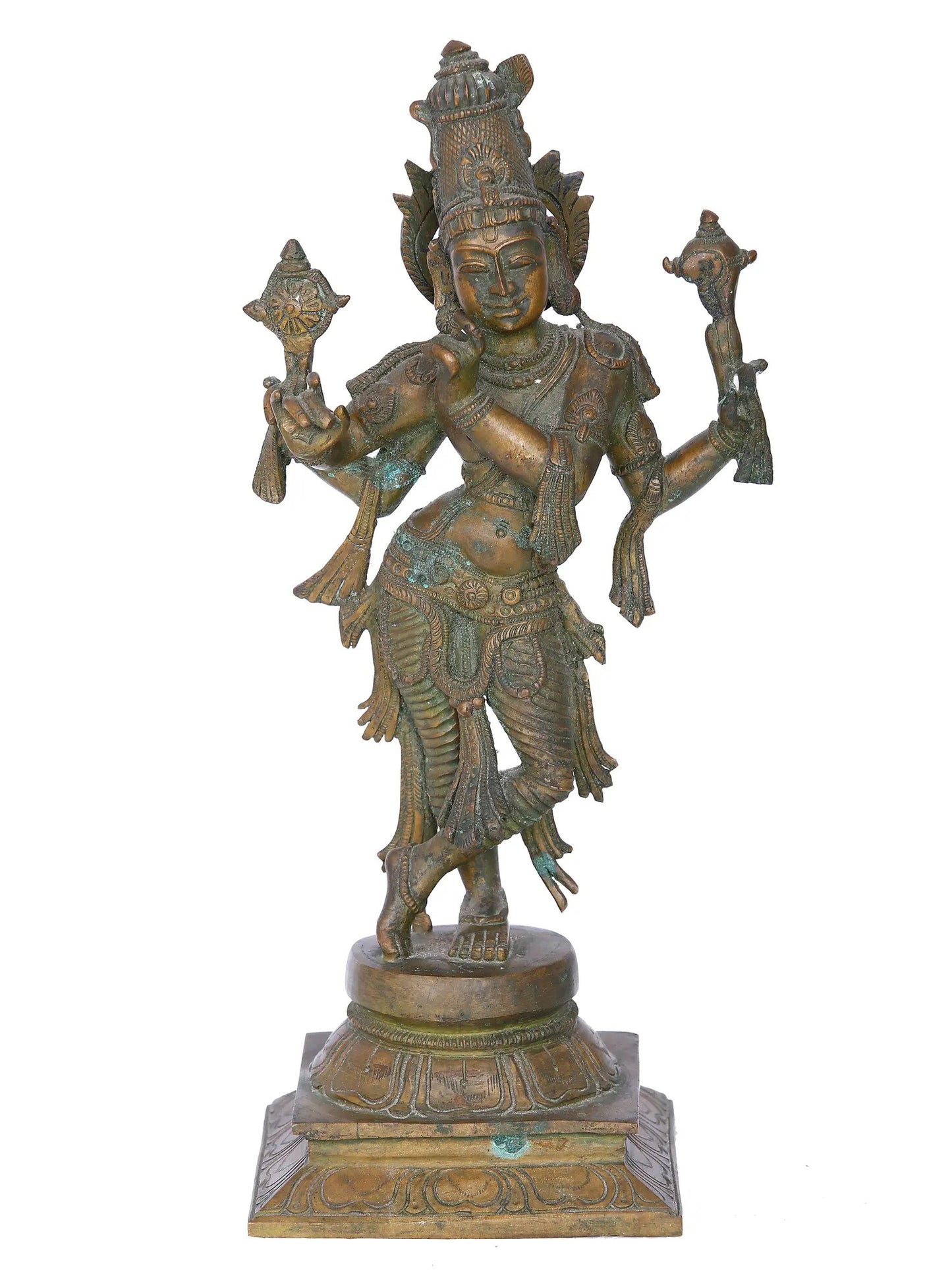 13'' Venugopal | Madhuchista Vidhana (Lost-Wax) | Panchaloha Bronze from Swamimalai