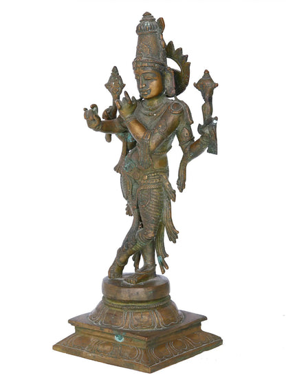 13'' Venugopal | Madhuchista Vidhana (Lost-Wax) | Panchaloha Bronze from Swamimalai