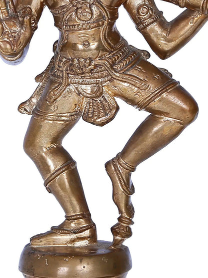 12" Dancing Shiva Parvati | Madhuchista Vidhana (Lost-Wax) | Panchaloha Bronze from Swamimalai