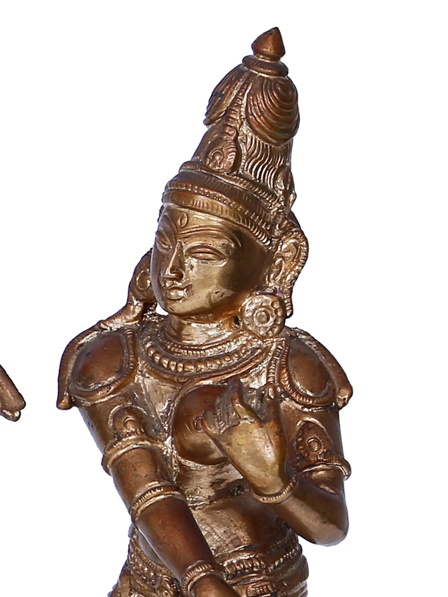 12" Dancing Shiva Parvati | Madhuchista Vidhana (Lost-Wax) | Panchaloha Bronze from Swamimalai