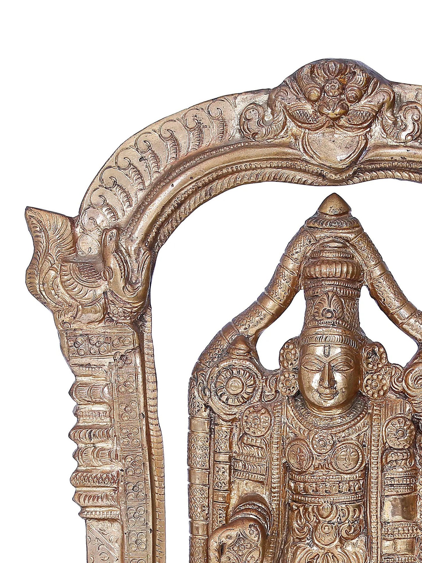 14'' Lord Balaji Panchaloha Bronze Statues from Swamimalai | Madhuchista Vidhana (Lost-Wax)