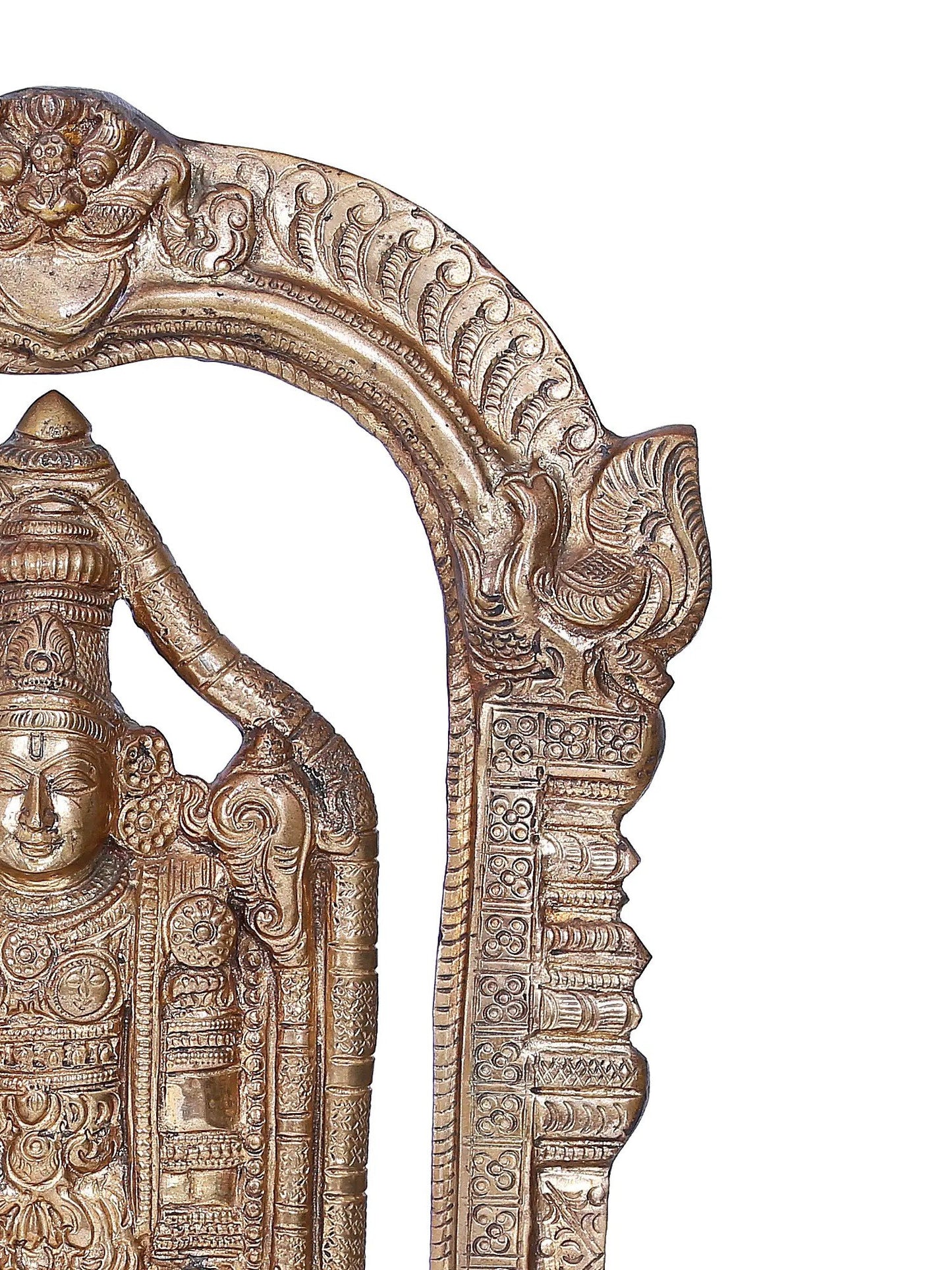 14'' Lord Balaji Panchaloha Bronze Statues from Swamimalai | Madhuchista Vidhana (Lost-Wax)