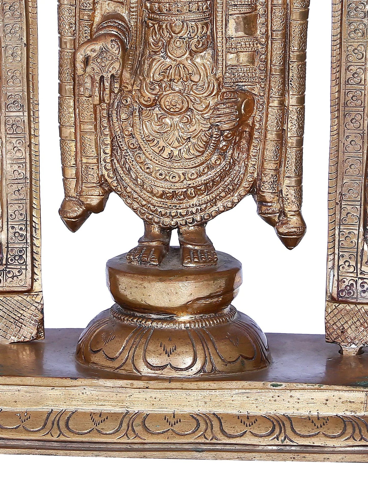 14'' Lord Balaji Panchaloha Bronze Statues from Swamimalai | Madhuchista Vidhana (Lost-Wax)