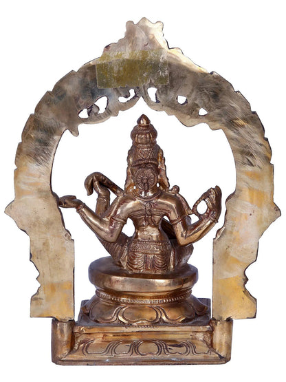 10'' Saraswati | Madhuchista Vidhana (Lost-Wax) | Panchaloha Bronze from Swamimalai