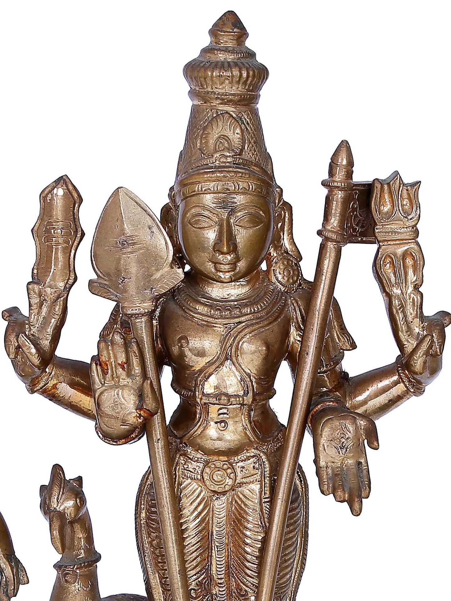 12'' Panchaloha Bronze Murugan set Idol from Swamimalai | Madhuchista Vidhana (Lost-Wax)