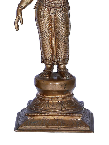 12'' Panchaloha Bronze Murugan set Idol from Swamimalai | Madhuchista Vidhana (Lost-Wax)