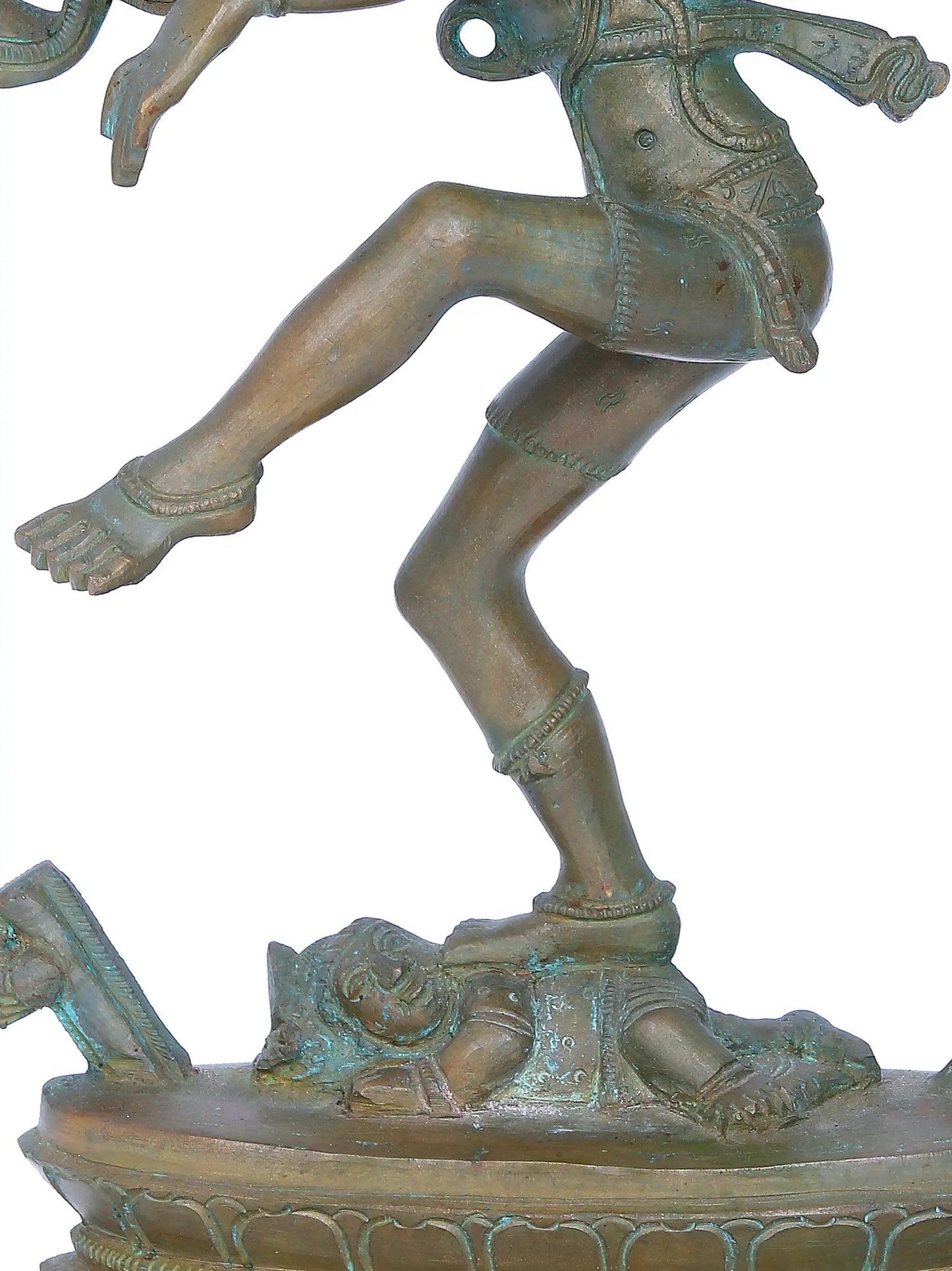 13'' Thiruvalangadu Nataraja Panchaloha Bronze Statue from Swamimalai | Madhuchista Vidhana (Lost-Wax)