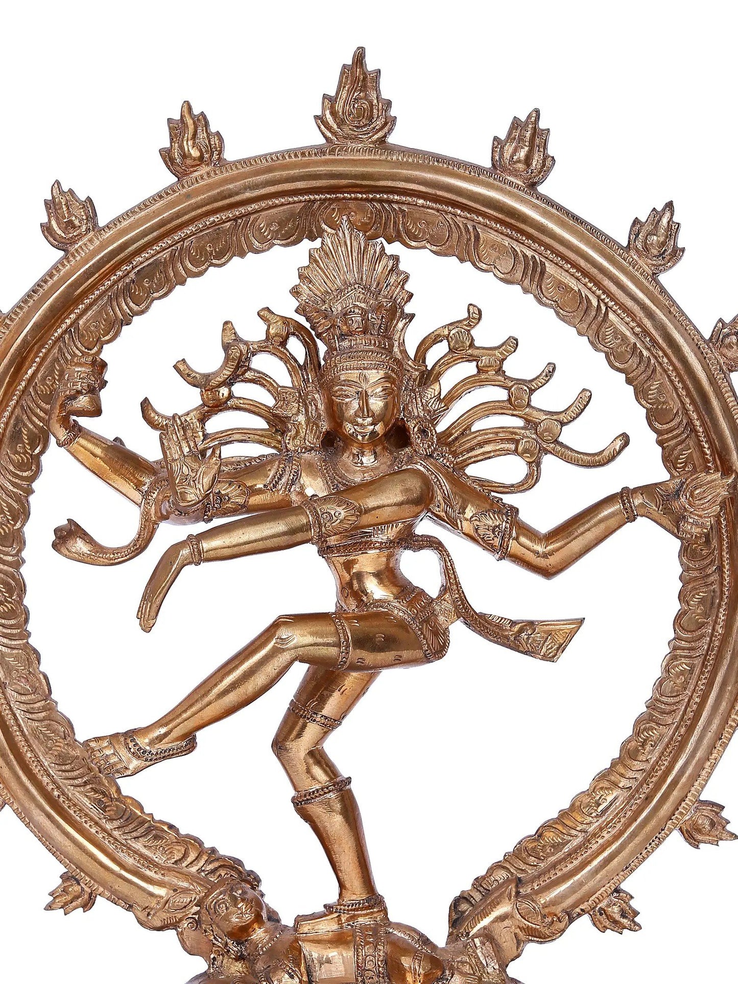 11'' Nataraja Statue | Madhuchista Vidhana (Lost-Wax) | Panchaloha Bronze from Swamimalai