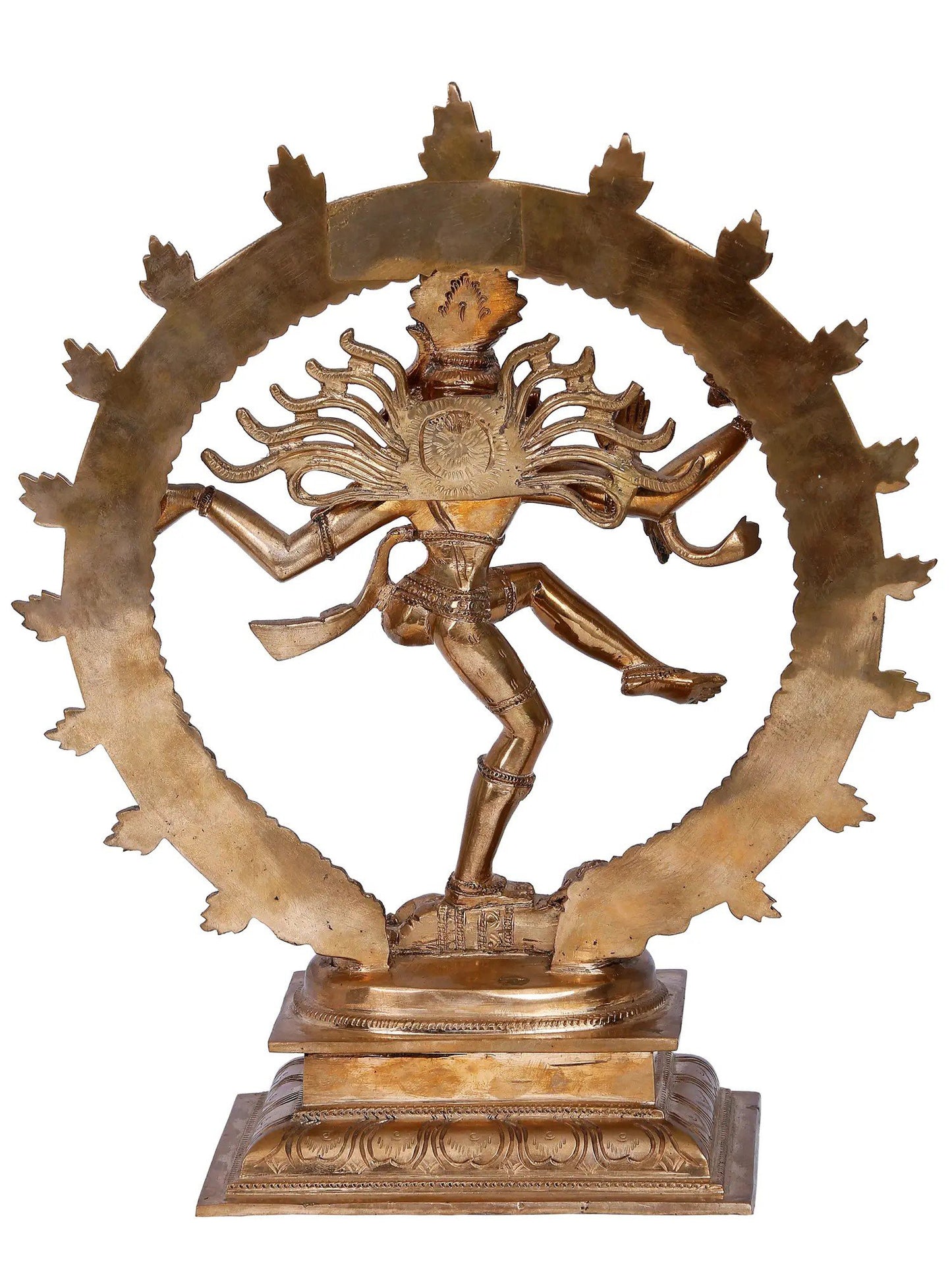 11'' Nataraja Statue | Madhuchista Vidhana (Lost-Wax) | Panchaloha Bronze from Swamimalai