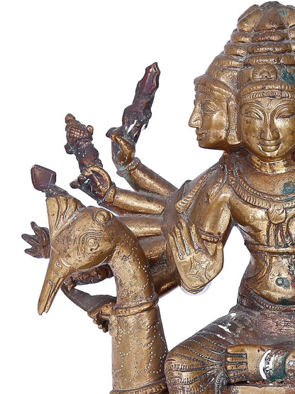 10'' Lord Murugan Panchaloha Bronze Statue from Swamimalai | Madhuchista Vidhana (Lost-Wax)