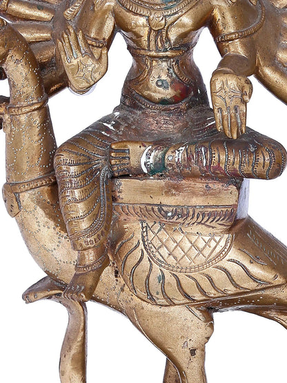 10'' Lord Murugan Panchaloha Bronze Statue from Swamimalai | Madhuchista Vidhana (Lost-Wax)