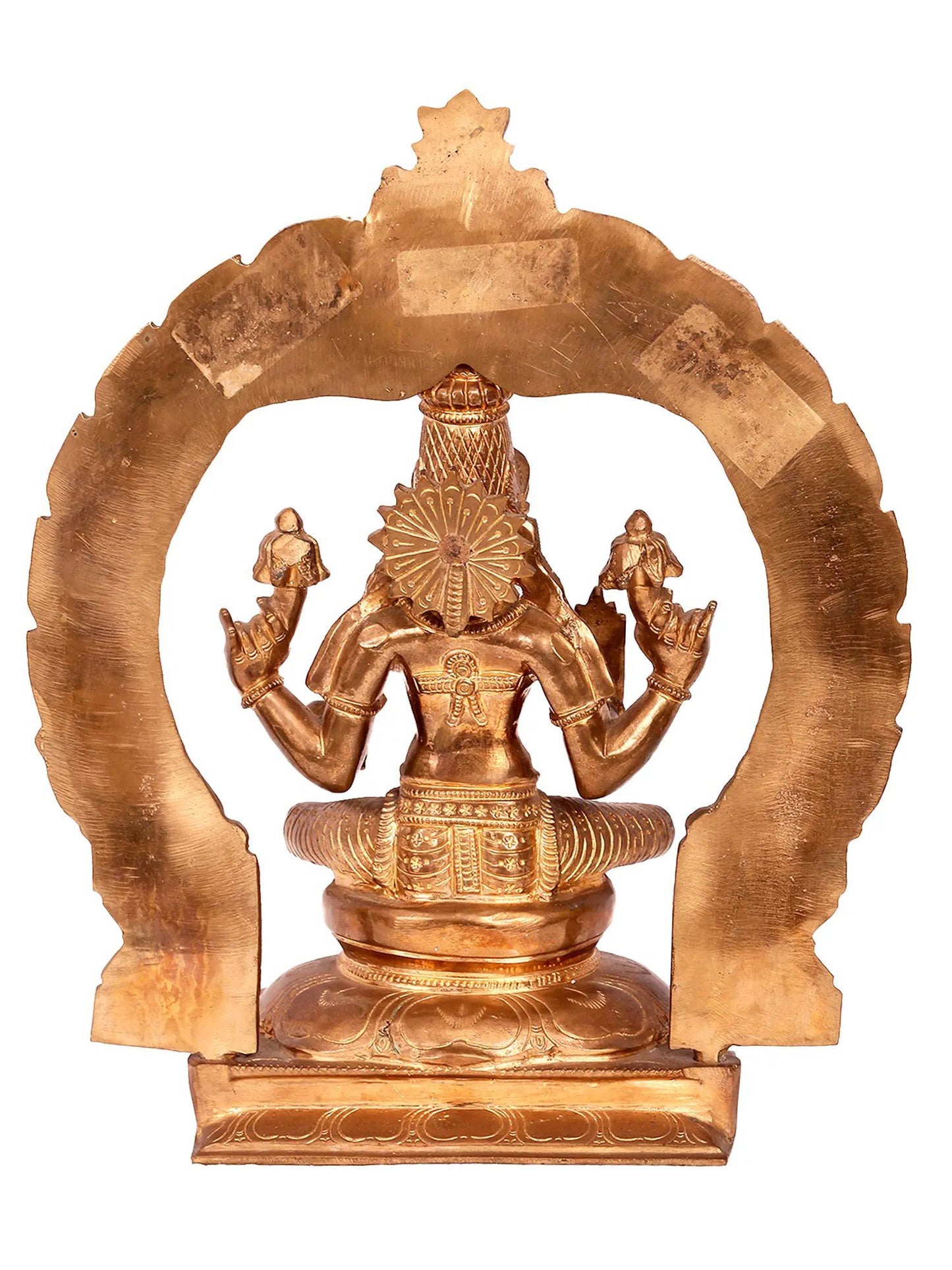 12'' Goddess Lakshmi Panchaloha Bronze Idol from Swamimalai | Goddess Statue | Madhuchista Vidhana (Lost-Wax)