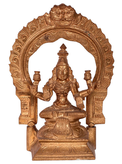 10'' Goddess Lakshmi Bronze Statue | Handmade Laxmi Idol | Panchaloha Bronze From Swamimalai