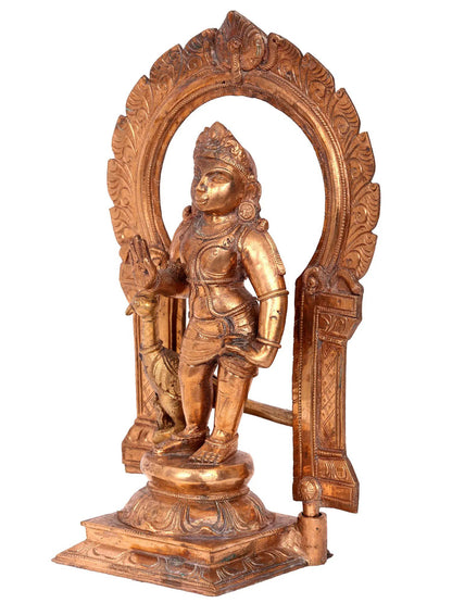 11'' Bala Murugan (karttikeya) | Handmade | Bronze Idol | Panchaloha Bronze from Swamimalai