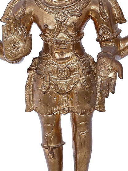 16'' Pashupatinath - A Form Of Lord Shiva | Bronze Statue | Panchaloha Bronze Idol From Swamimalai