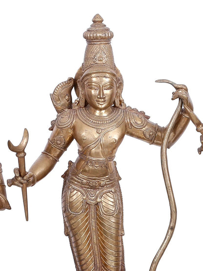 25'' Shri Ram Darbar Statue | Bronze Statue | Panchaloha Bronze Idol From Swamimalai