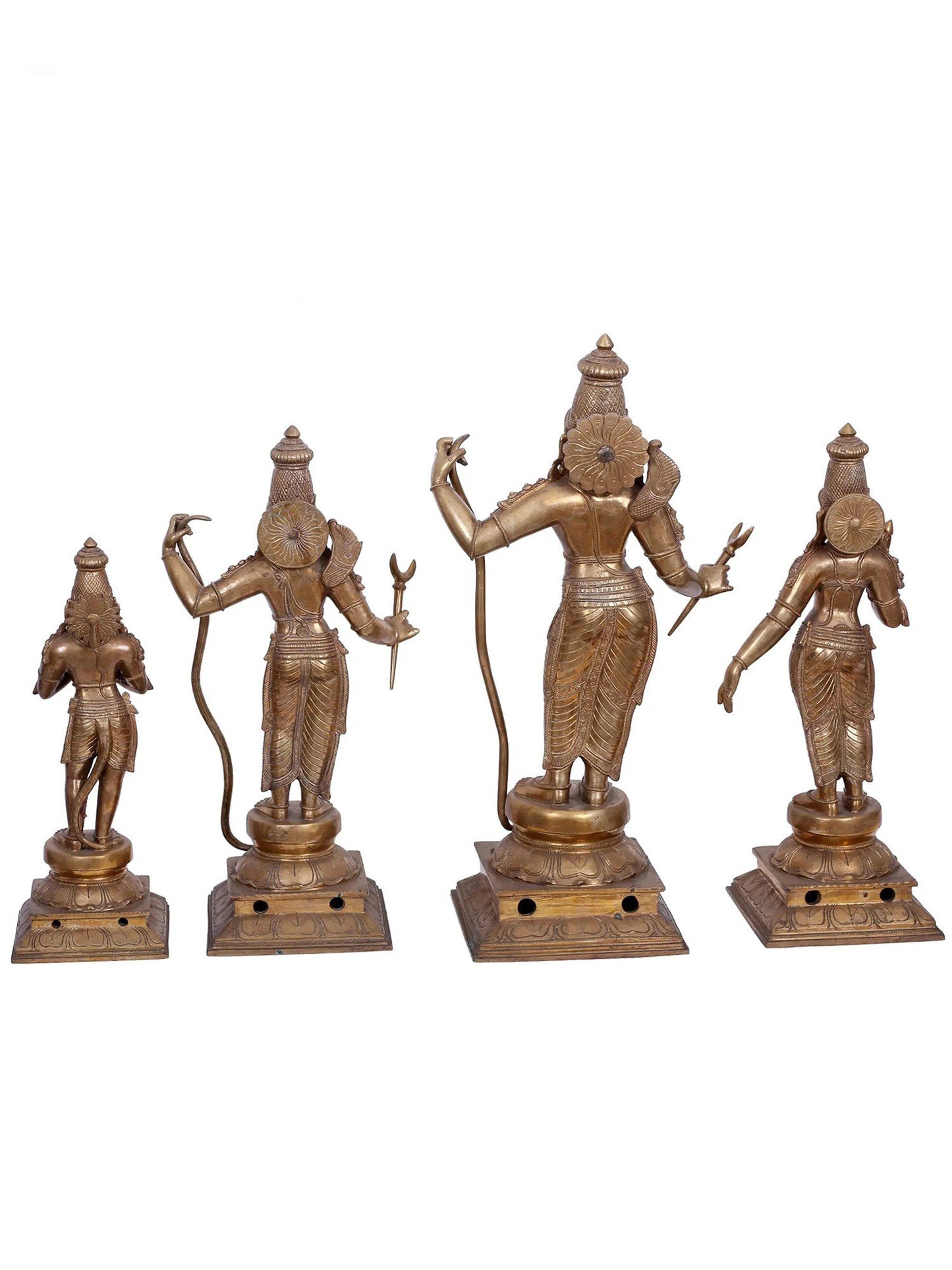 25'' Shri Ram Darbar Statue | Bronze Statue | Panchaloha Bronze Idol From Swamimalai