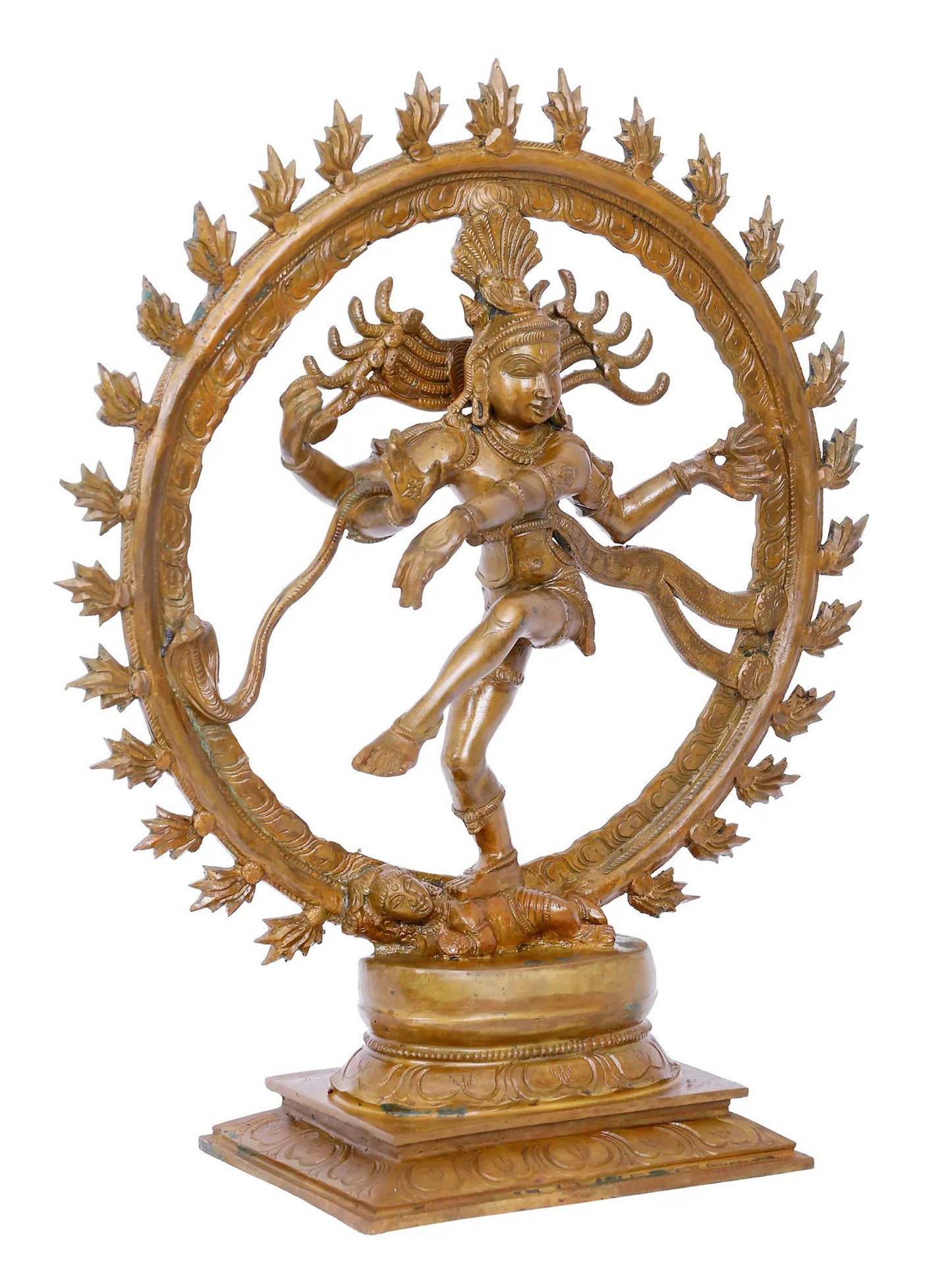 16'' Lord Nataraja Panchaloha Bronze Statue | Decorative Bronze Idol | Bronze Statue For Temple