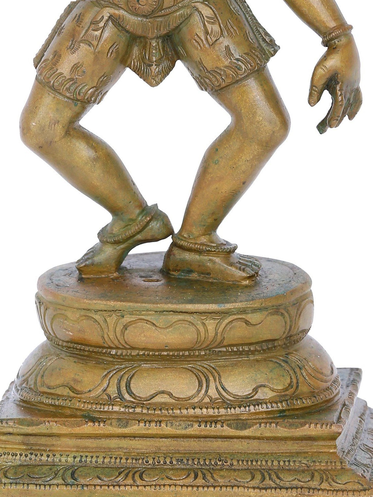 9'' Shiva Tandava Posture Sculpture | Panchaloha Bronze Statue From Swamimalai