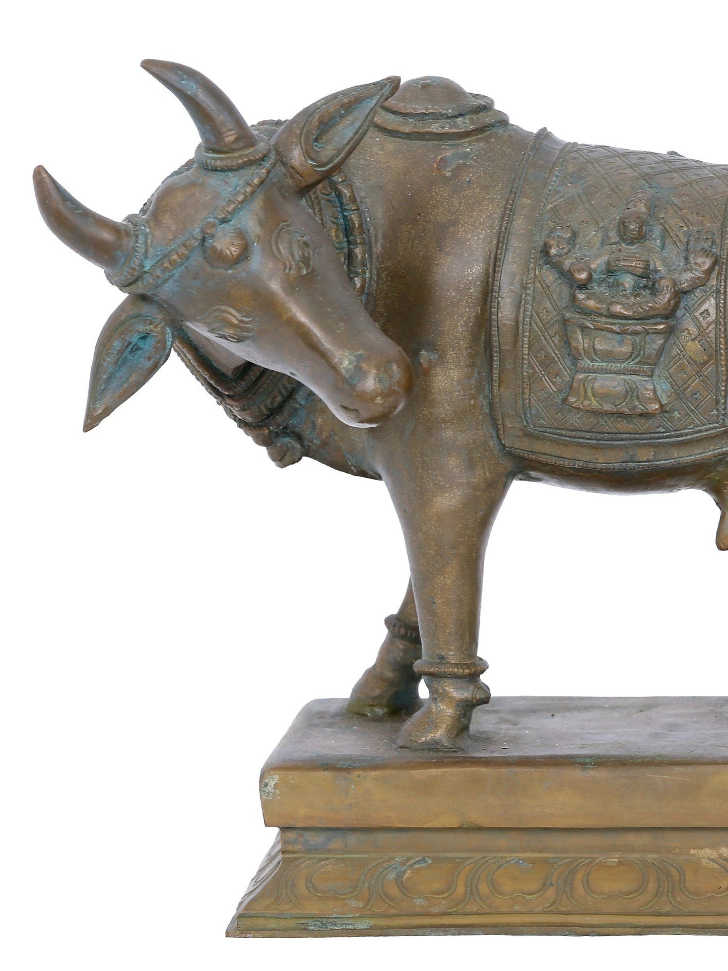 7'' Bronze Goddess Kamdhenu Cow Statue | Panchaloha Bronze Statue From Swamimalai | Handmade Statue