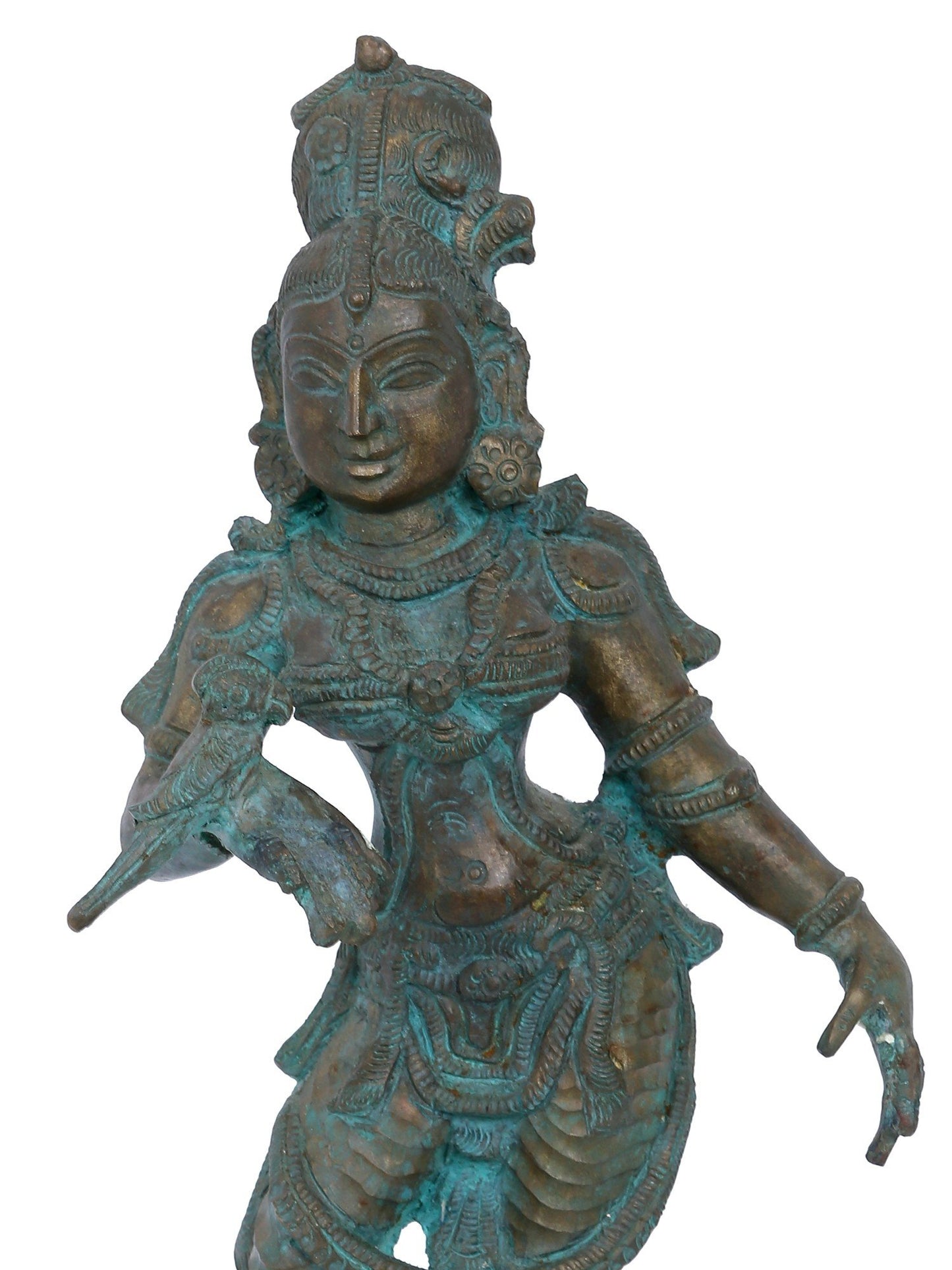 12'' Dancing Apsara Sculpture | Panchaloha Bronze Statue From Swamimalai | Bronze Idol