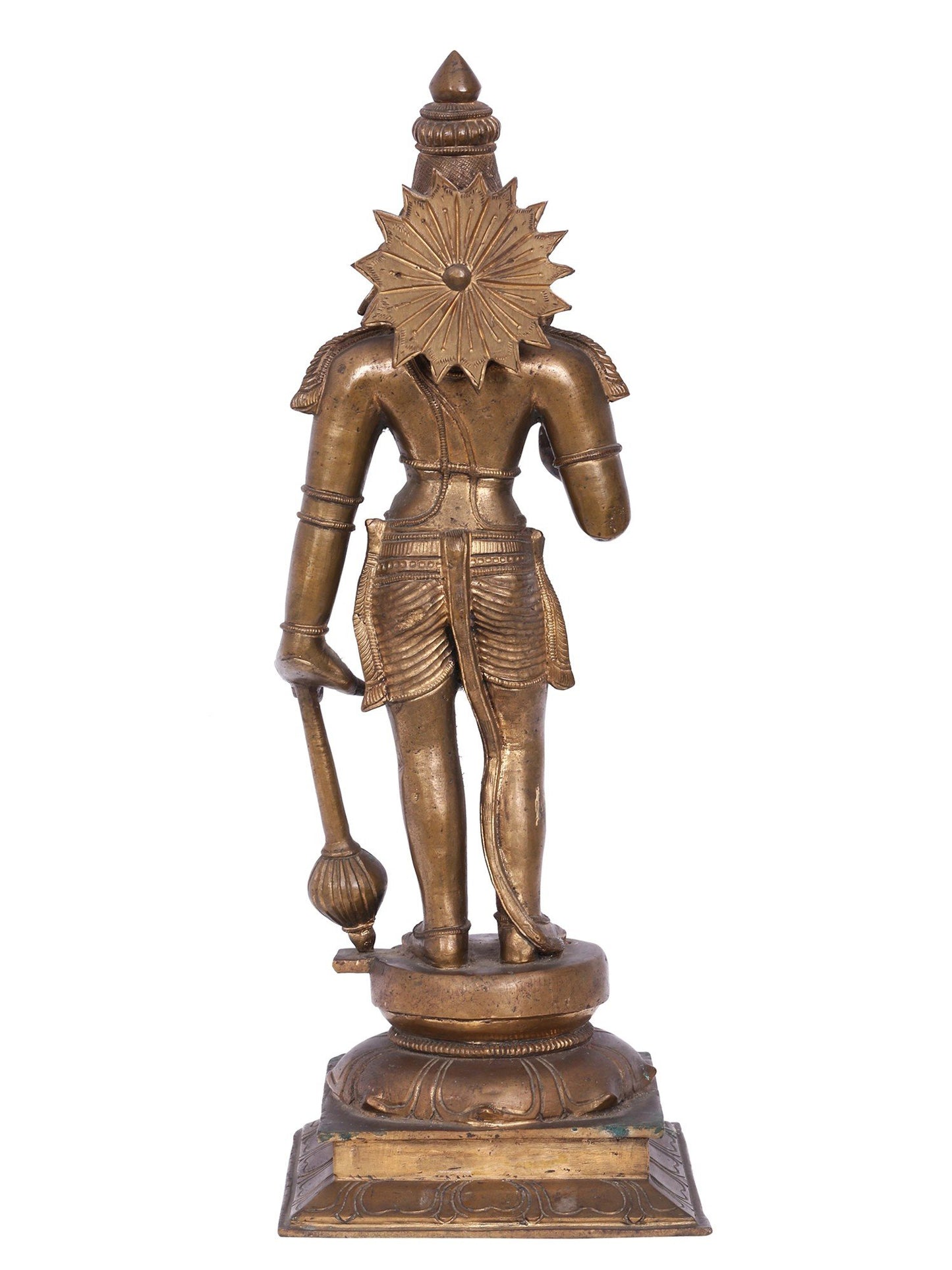 19" Standing Lord Hanuman Panchaloha Bronze Statue From Swamimalai | Decorative Bronze Idol | Bronze Statue For Temple