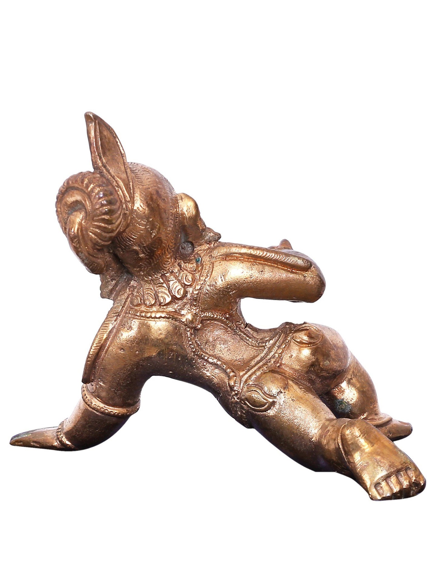 3'' Small Bal Gopal Krishna Bronze Figurine | Decorative Bronze Idol | Bronze Statue For Gifting