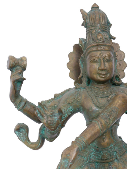 18" Shiva Tandava | Handmade | Bronze Shiva Idol | Panchaloha Bronze From Swamimalai