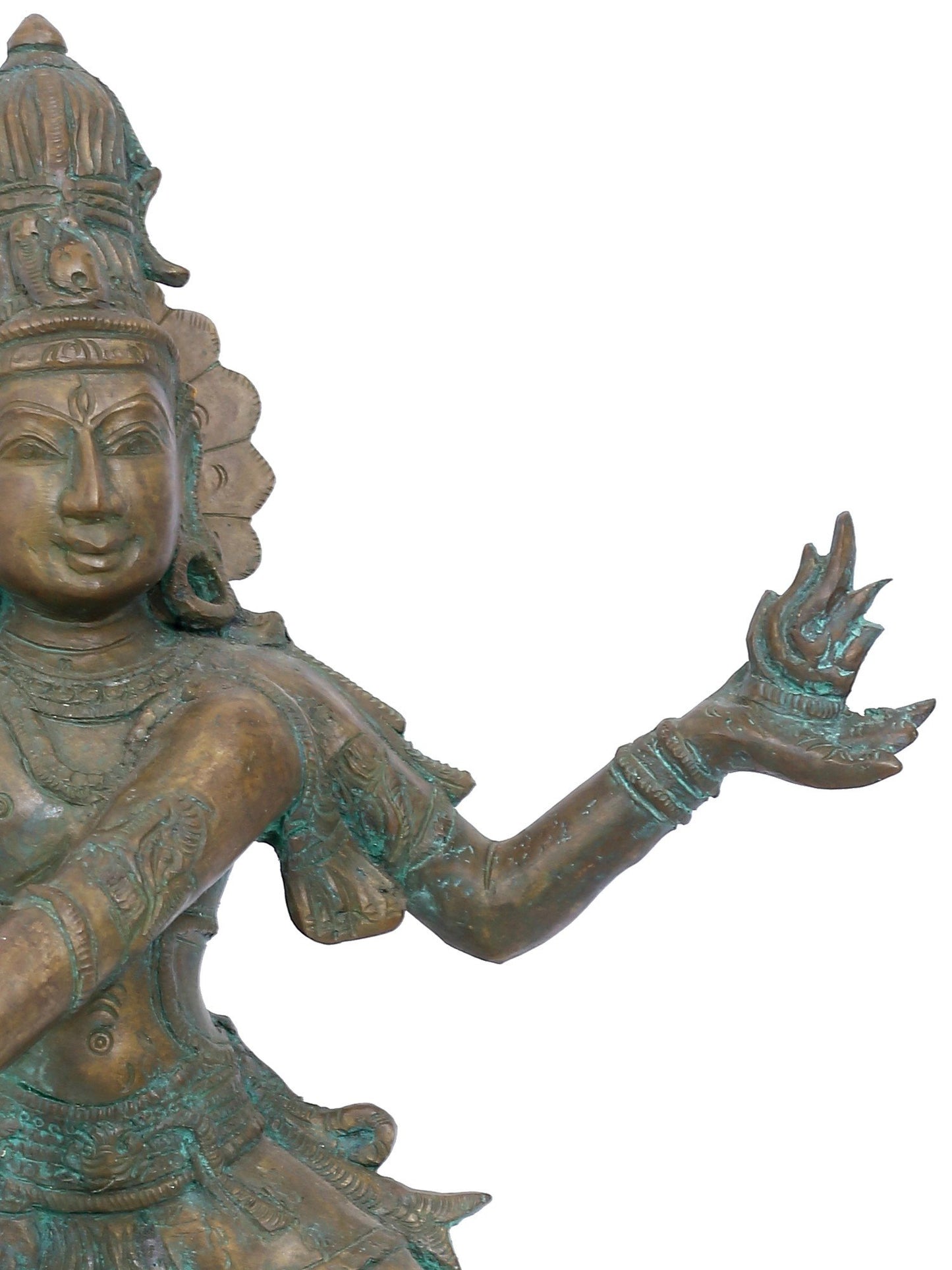 18" Shiva Tandava | Handmade | Bronze Shiva Idol | Panchaloha Bronze From Swamimalai