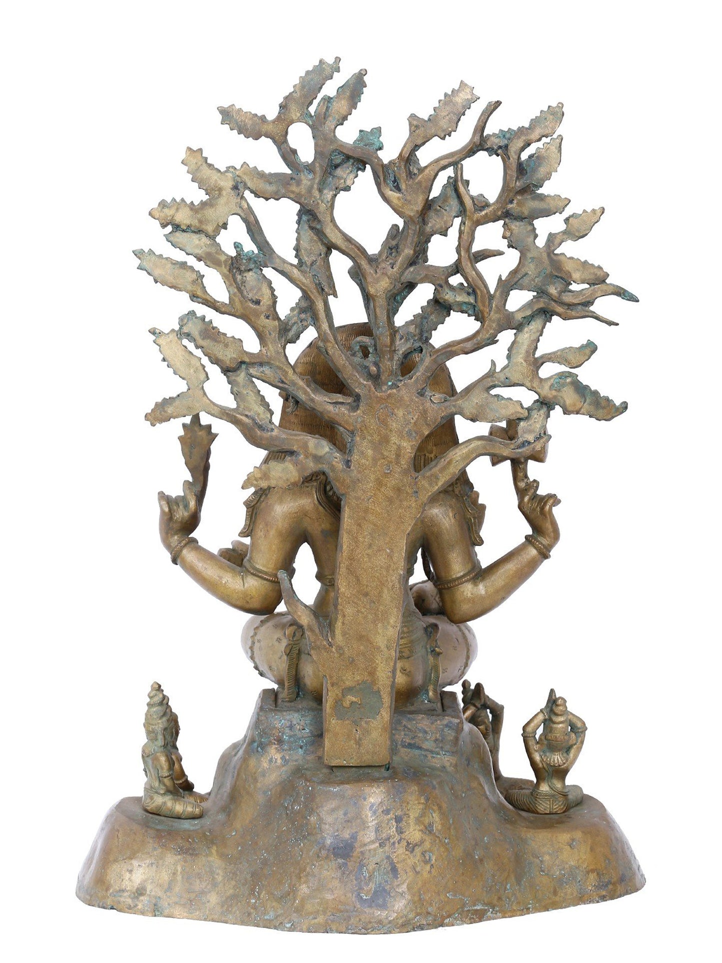 21" Dakshinamurthy Shiva | Handmade Shiva Idol | Panchaloha Bronze Statue From Swamimalai